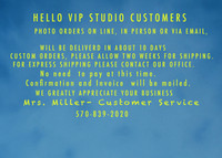 Order information